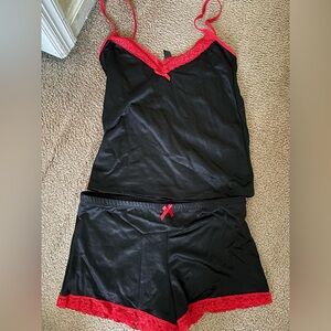 NWOT Midnight Coco Black & Red PJ Set